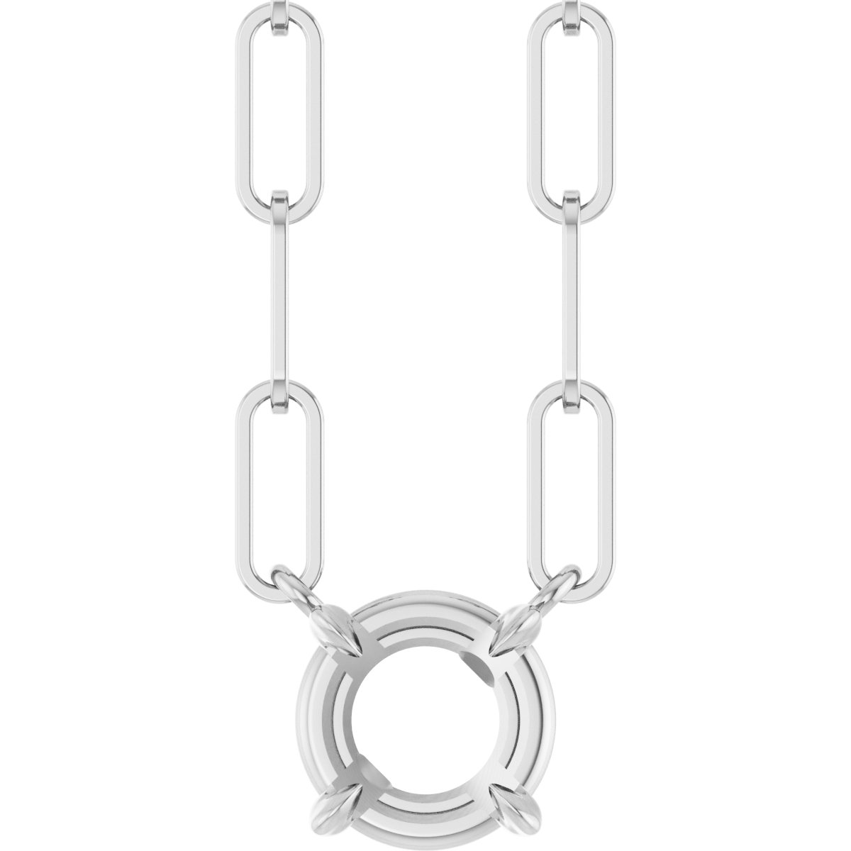 Solitaire Claw-Prong Necklace