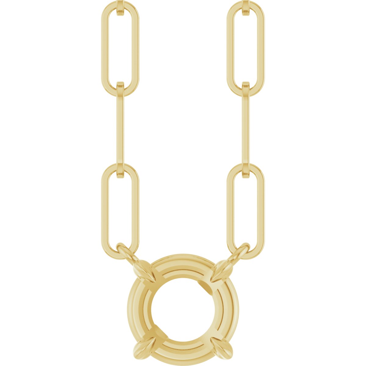 Solitaire Claw-Prong Necklace