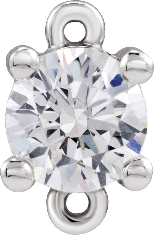 Petite Pavé® Solitaire Link