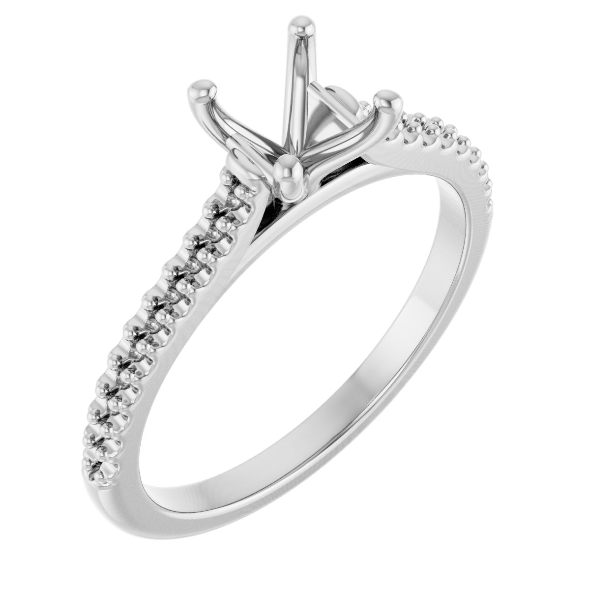 Accented Engagement Ring