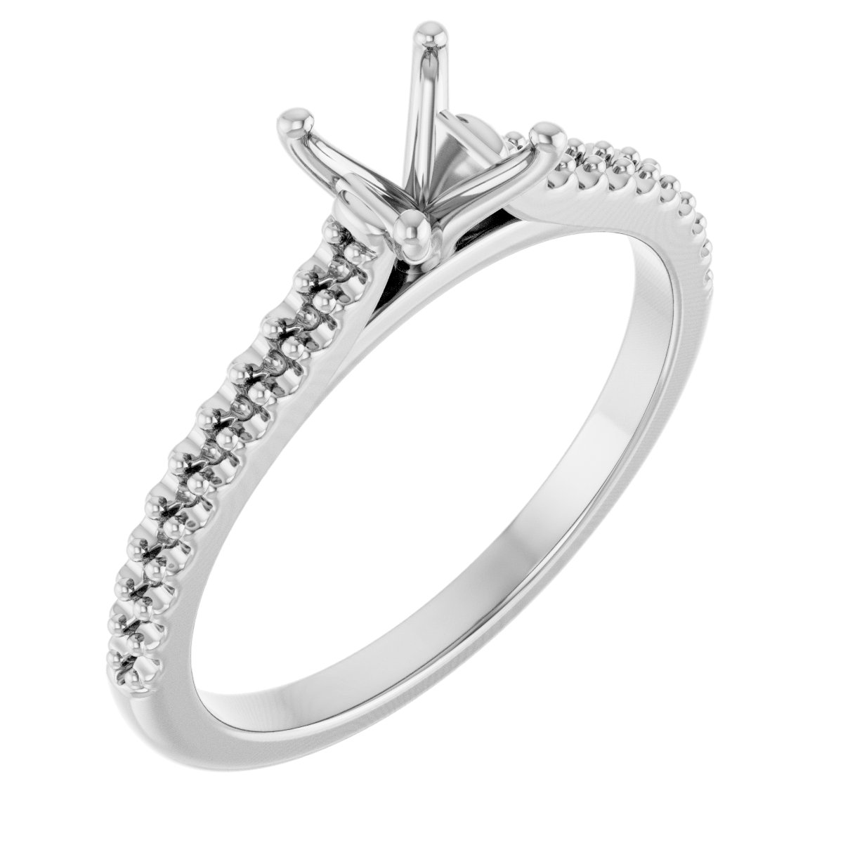 Accented Engagement Ring