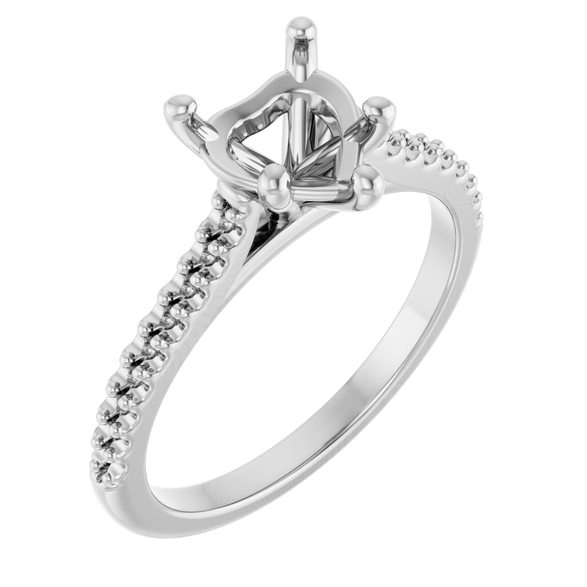Accented Engagement Ring