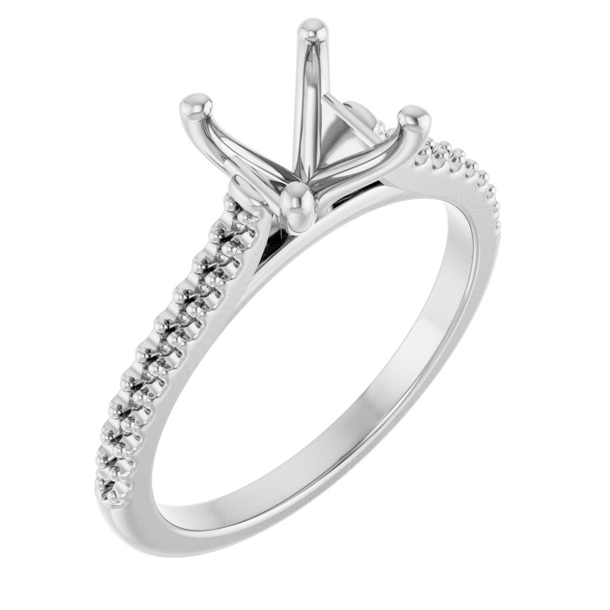 Accented Engagement Ring