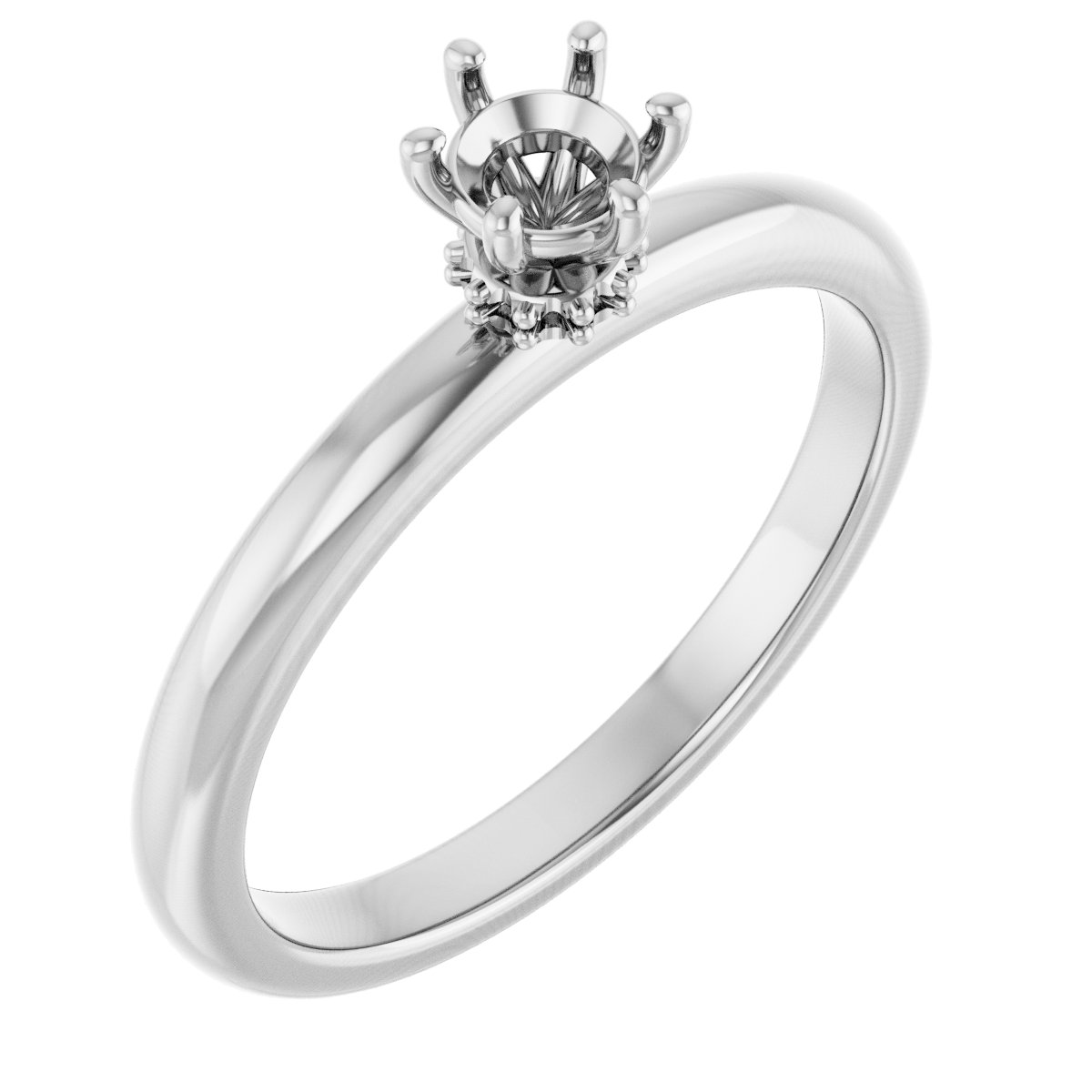 Accented Engagement Ring