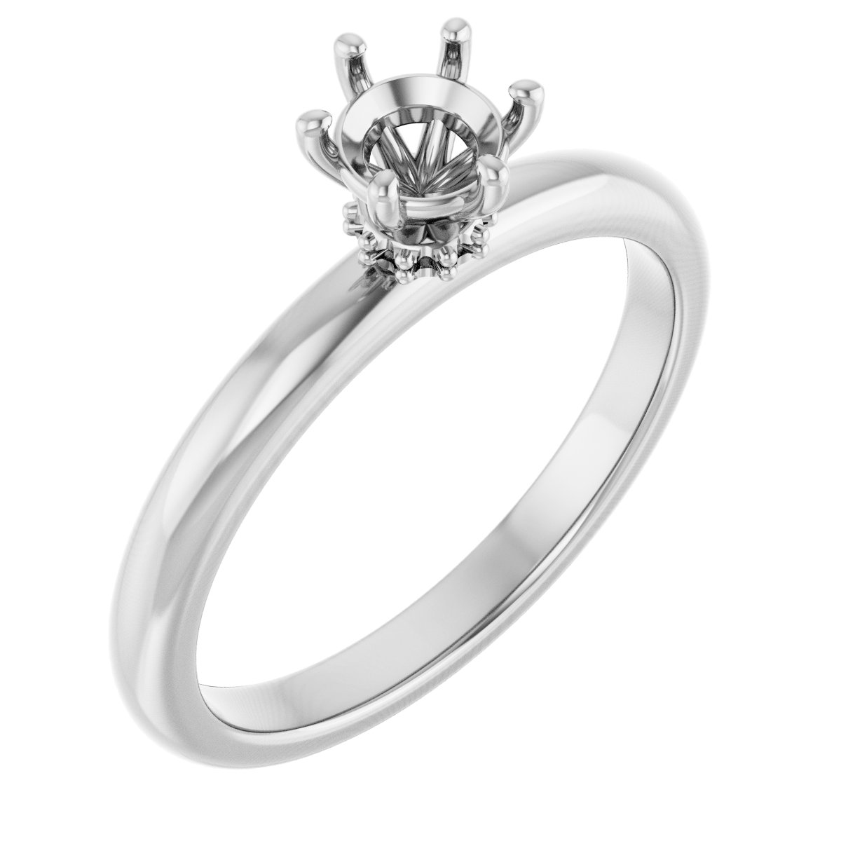 Accented Engagement Ring