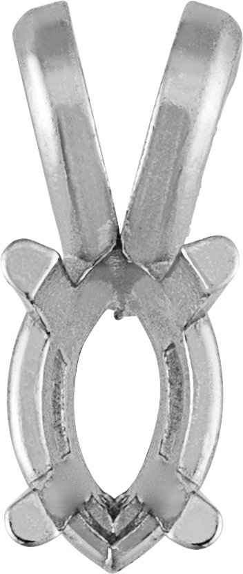 Marquise 4-Prong Basket Pendant