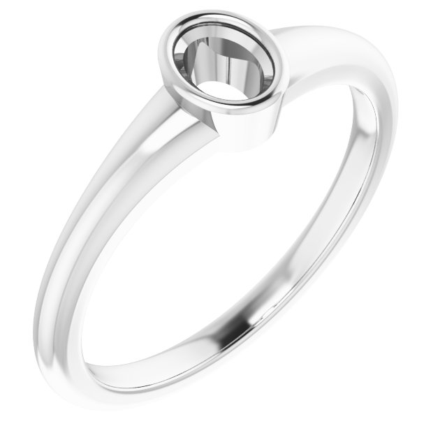 Bezel-Set Solitaire Ring