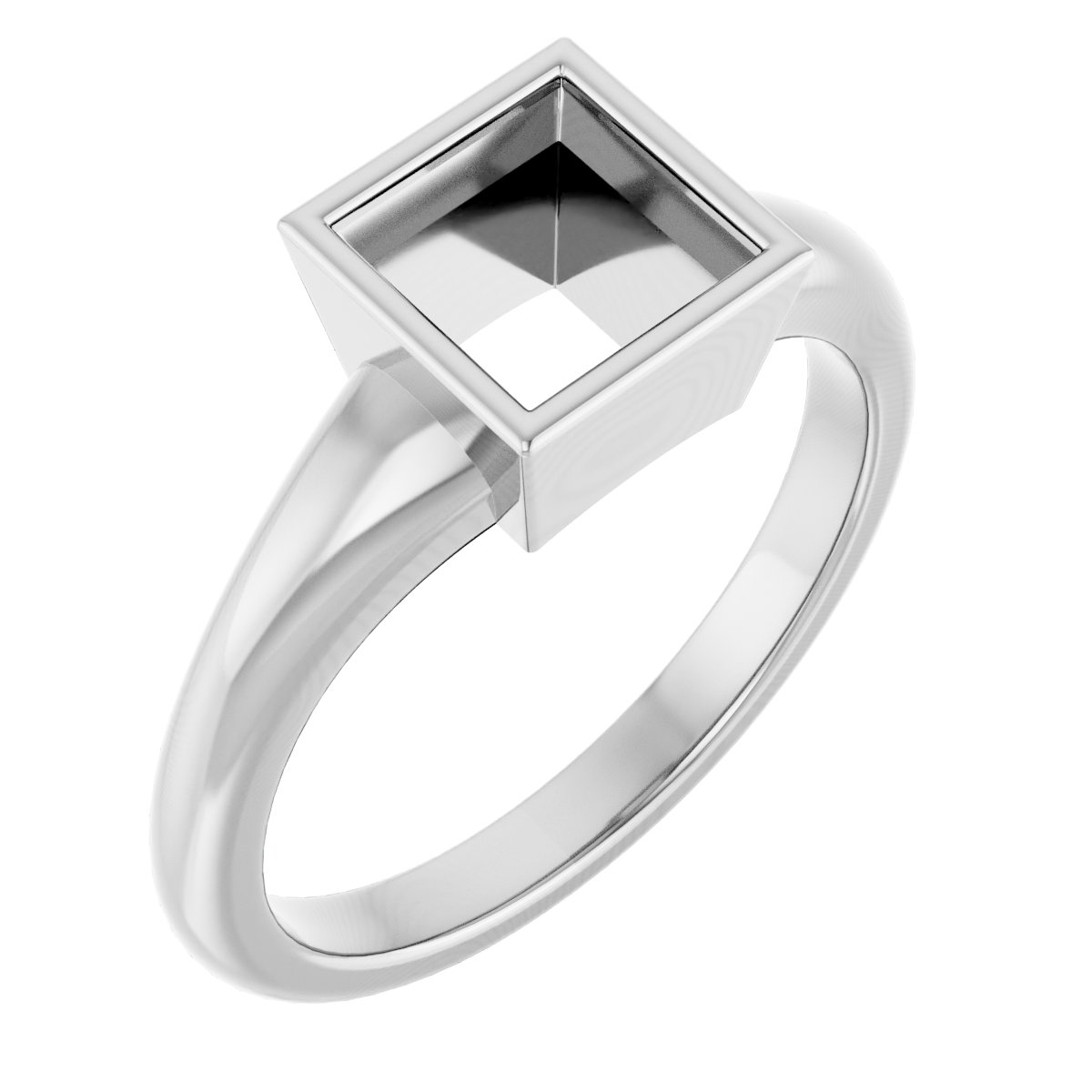 Bezel-Set Solitaire Ring