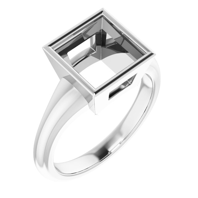 Bezel-Set Solitaire Ring