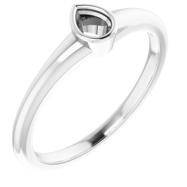 Bezel-Set Solitaire Ring