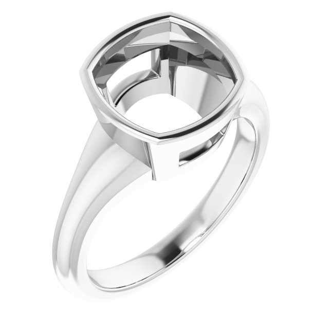 Bezel-Set Solitaire Ring