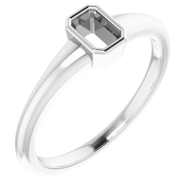 Bezel-Set Solitaire Ring