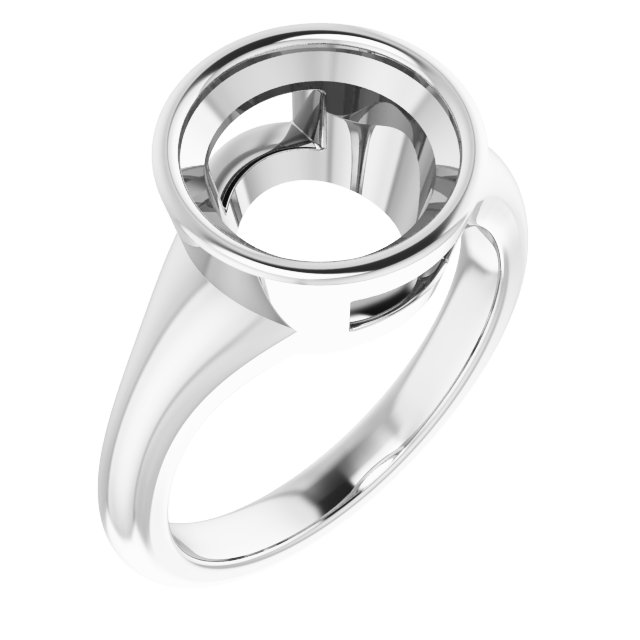 Bezel-Set Solitaire Ring