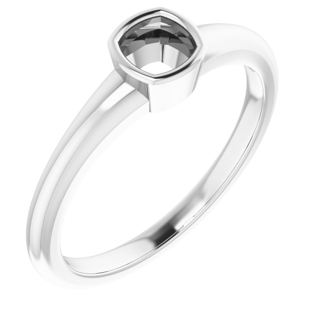 Bezel-Set Solitaire Ring