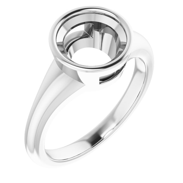 Bezel-Set Solitaire Ring