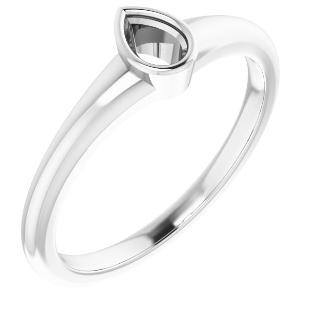 Bezel-Set Solitaire Ring