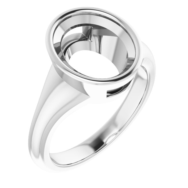Bezel-Set Solitaire Ring