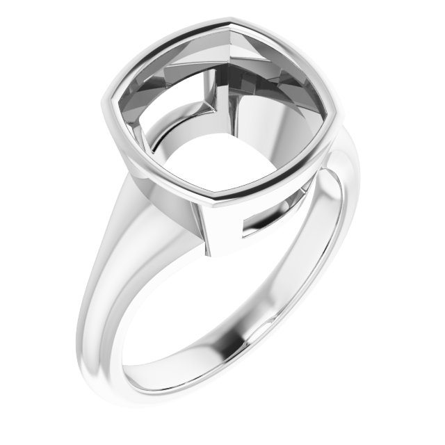 Bezel-Set Solitaire Ring