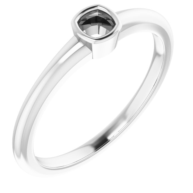 Bezel-Set Solitaire Ring
