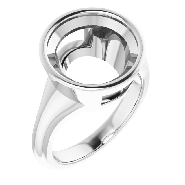 Bezel-Set Solitaire Ring