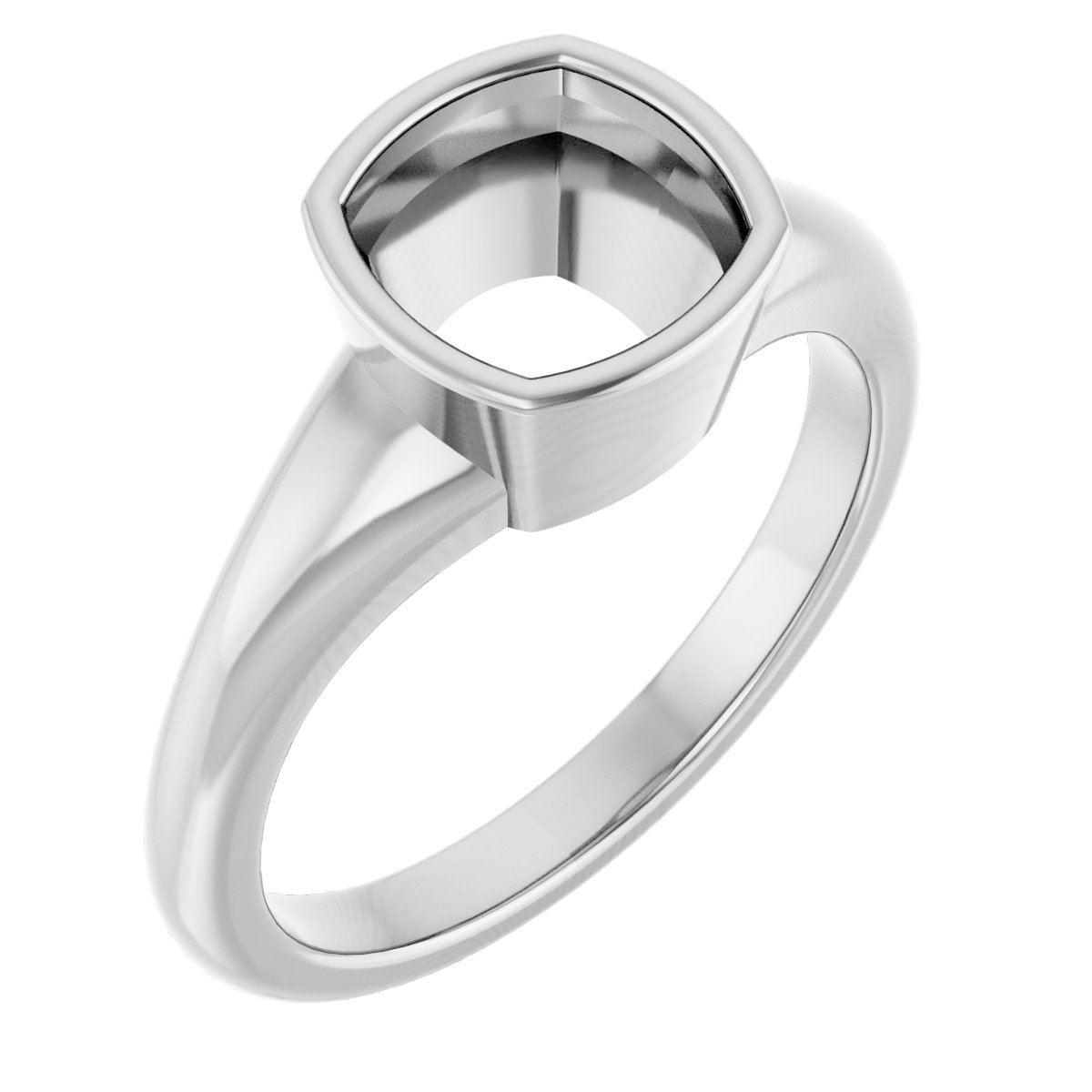 Bezel-Set Solitaire Ring