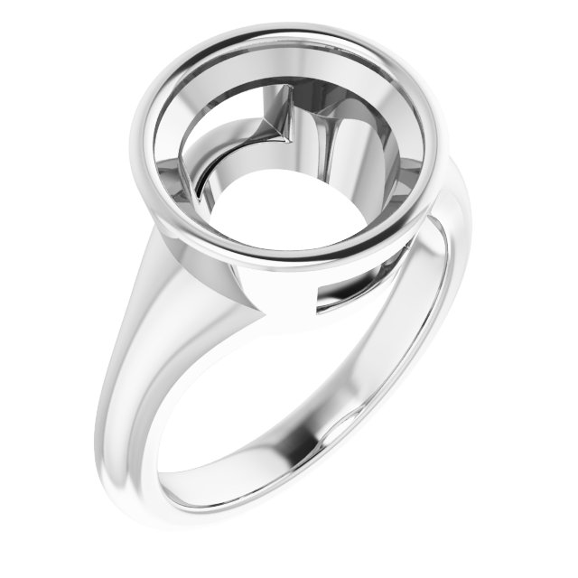Bezel-Set Solitaire Ring