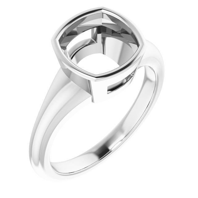 Bezel-Set Solitaire Ring