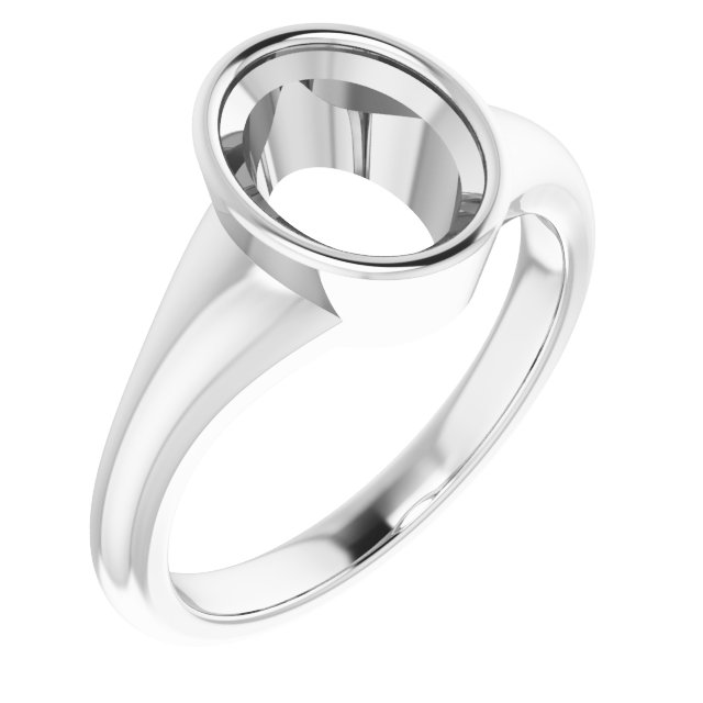 Bezel-Set Solitaire Ring