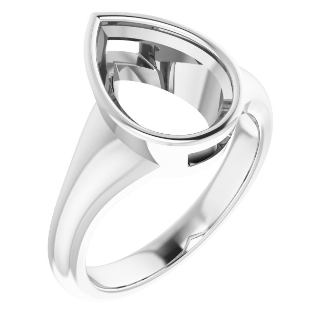 Bezel-Set Solitaire Ring