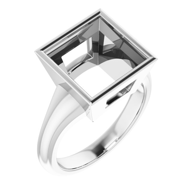 Bezel-Set Solitaire Ring