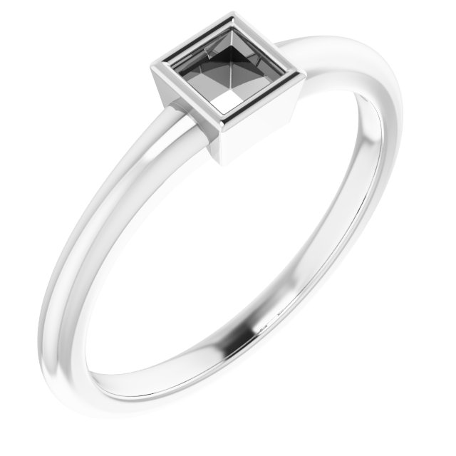 Bezel-Set Solitaire Ring