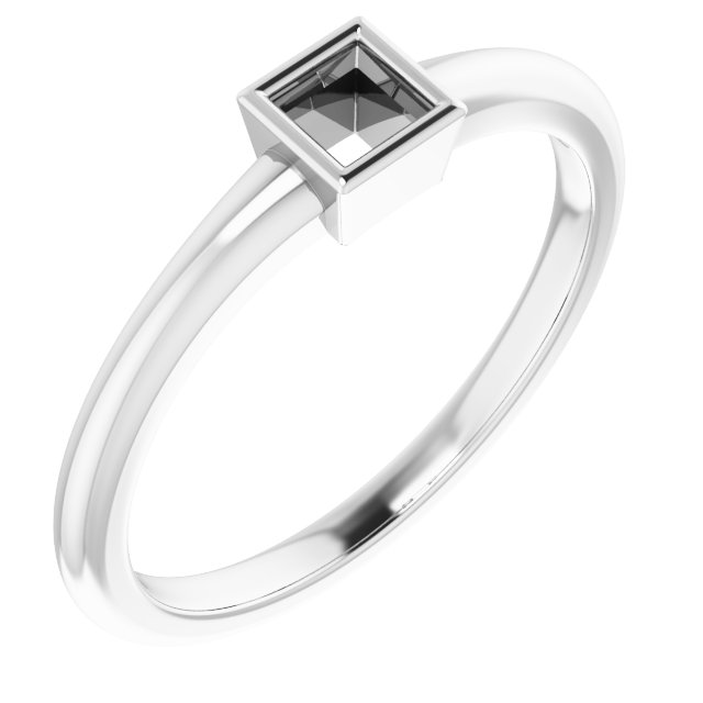 Bezel-Set Solitaire Ring