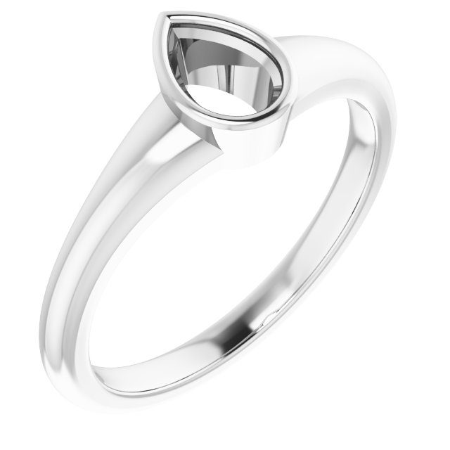 Bezel-Set Solitaire Ring