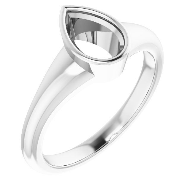 Bezel-Set Solitaire Ring