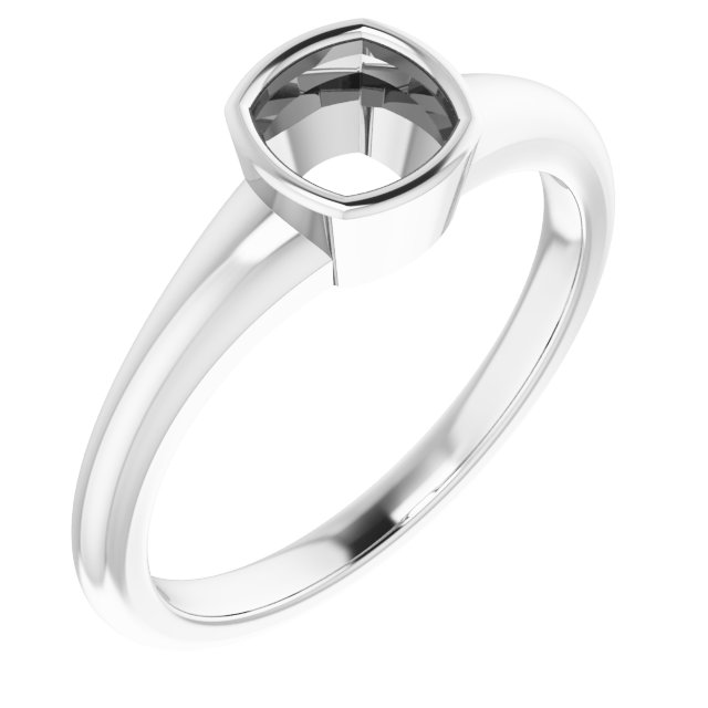 Bezel-Set Solitaire Ring