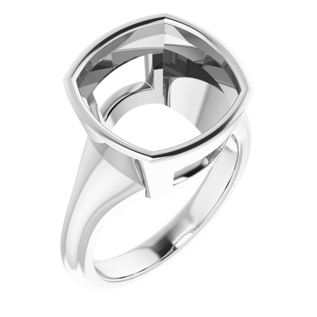 Bezel-Set Solitaire Ring