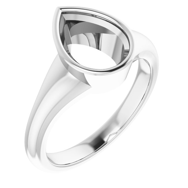 Bezel-Set Solitaire Ring