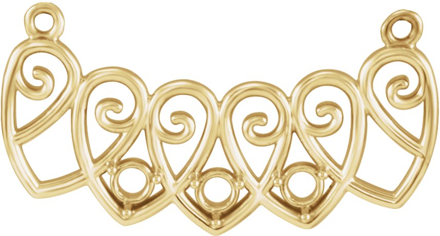 Family Heart Necklace or Center