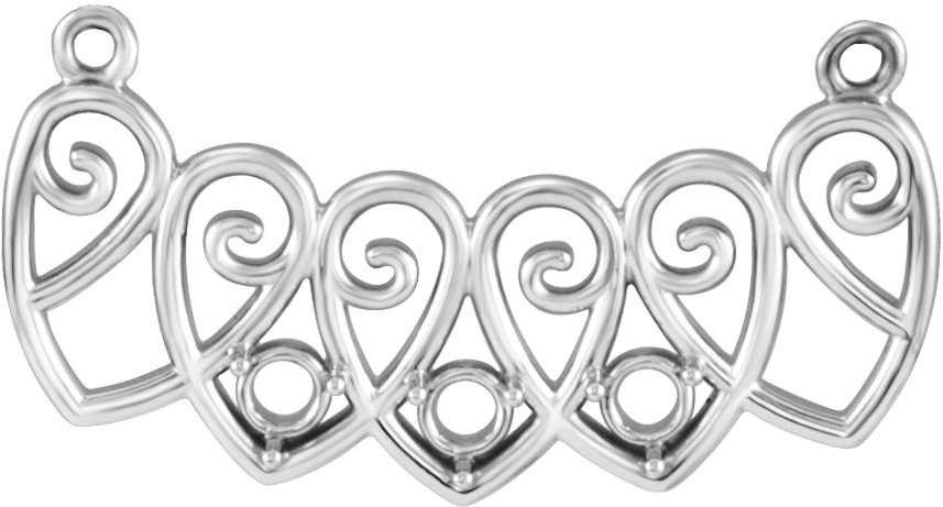 Family Heart Necklace or Center