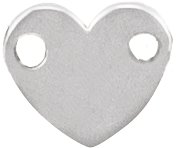 Engravable Heart Link
