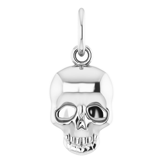 Sterling Silver Skull Pendant