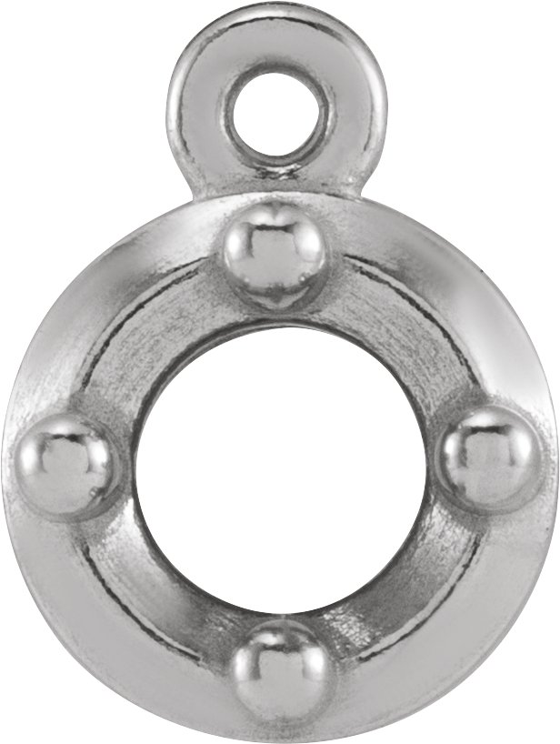 Round 4-Prong Dangle