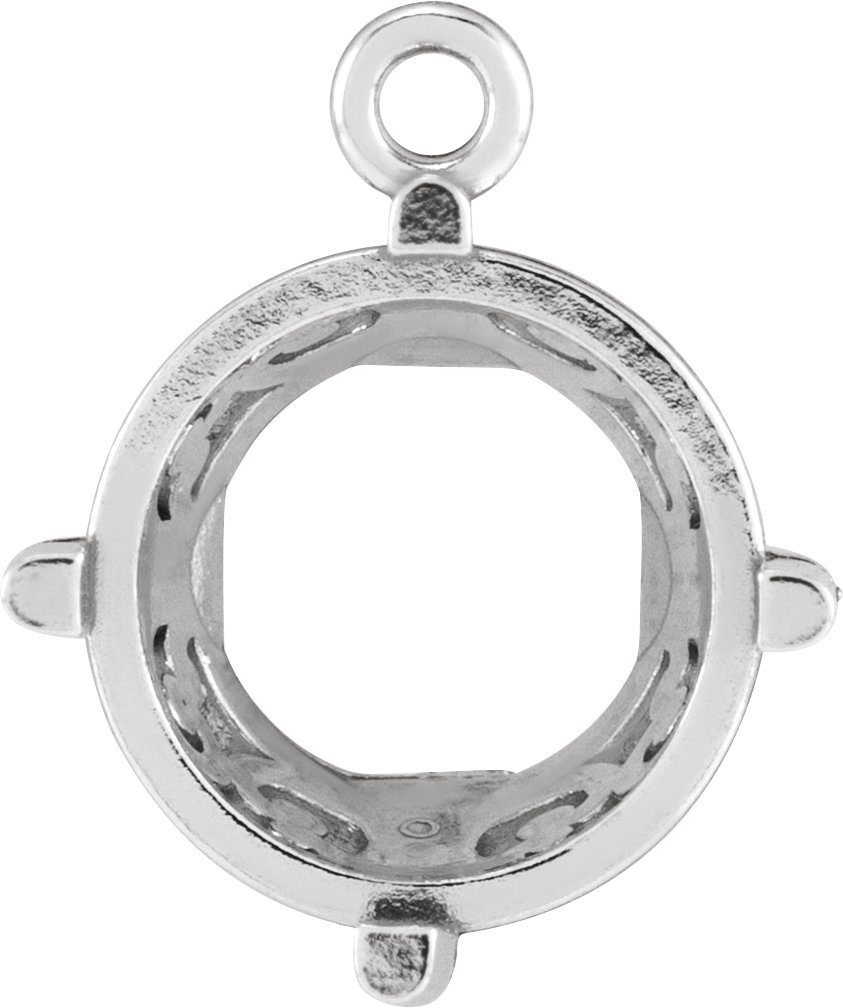 Round 4-Prong Basket Dangle