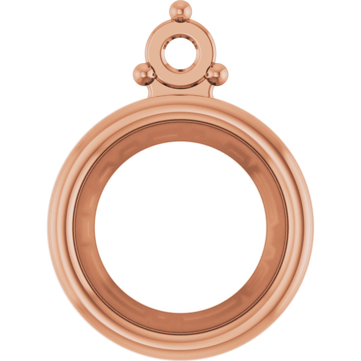 Bezel-Set Cabochon Earring Setting