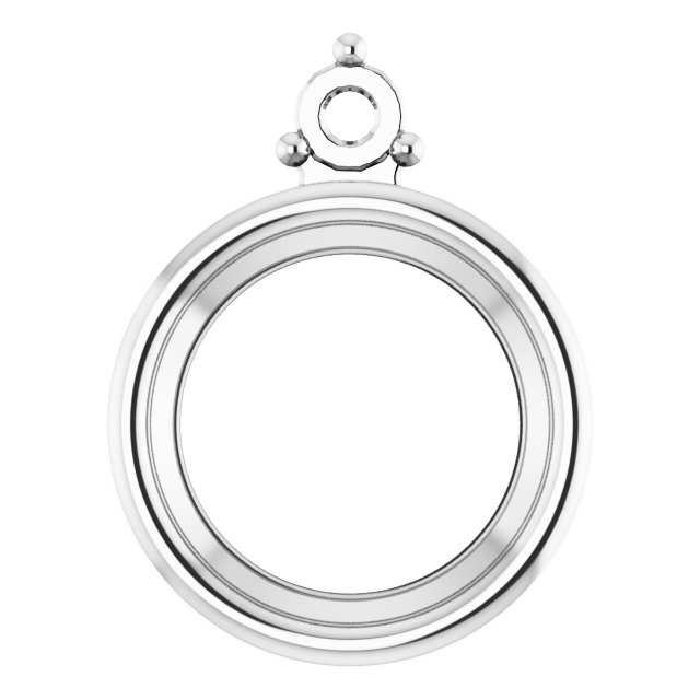 Bezel-Set Cabochon Earring Setting