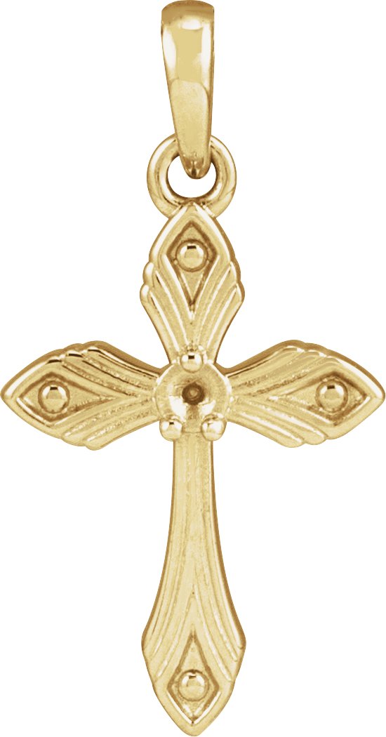 Accented Cross Necklace