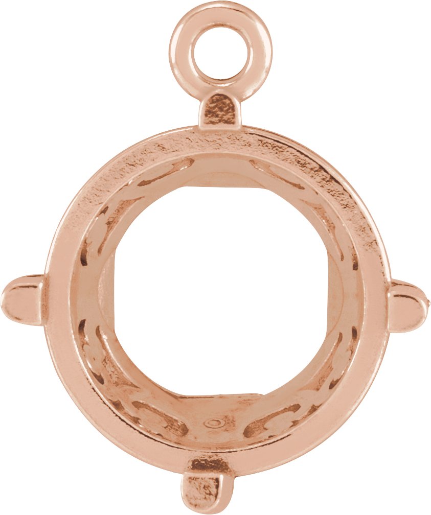 Round 4-Prong Basket Dangle