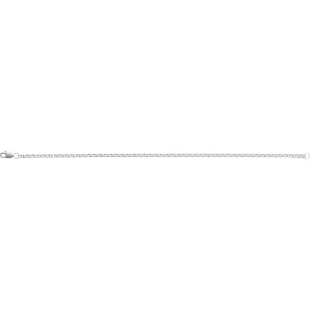 Sterling Silver 2.4 mm Cable 7 Chain