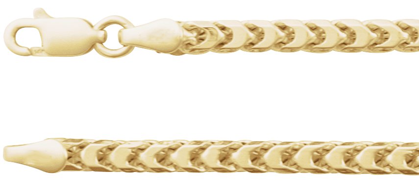 Hollow franco clearance chain