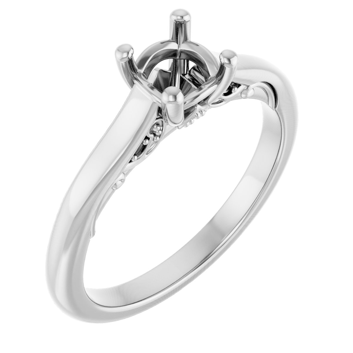 Accented Engagement Ring